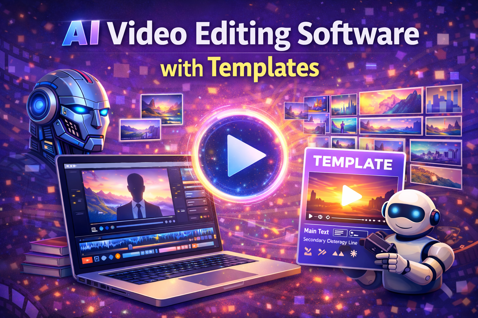 AI Video Editing Software with Templates