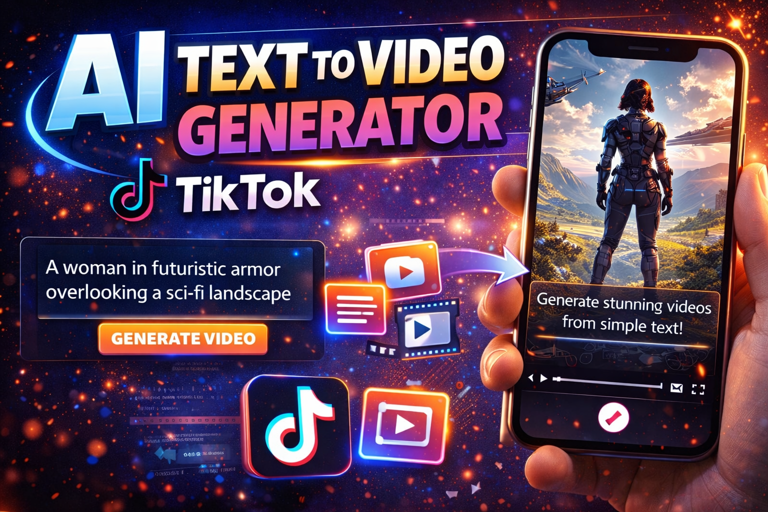 AI text to video generator for TikTok