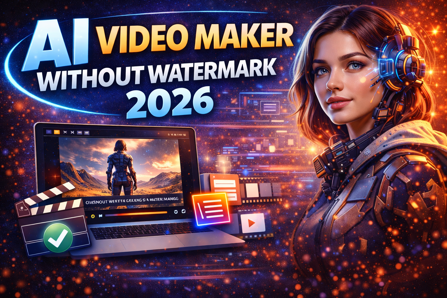 AI video maker without watermark 2026