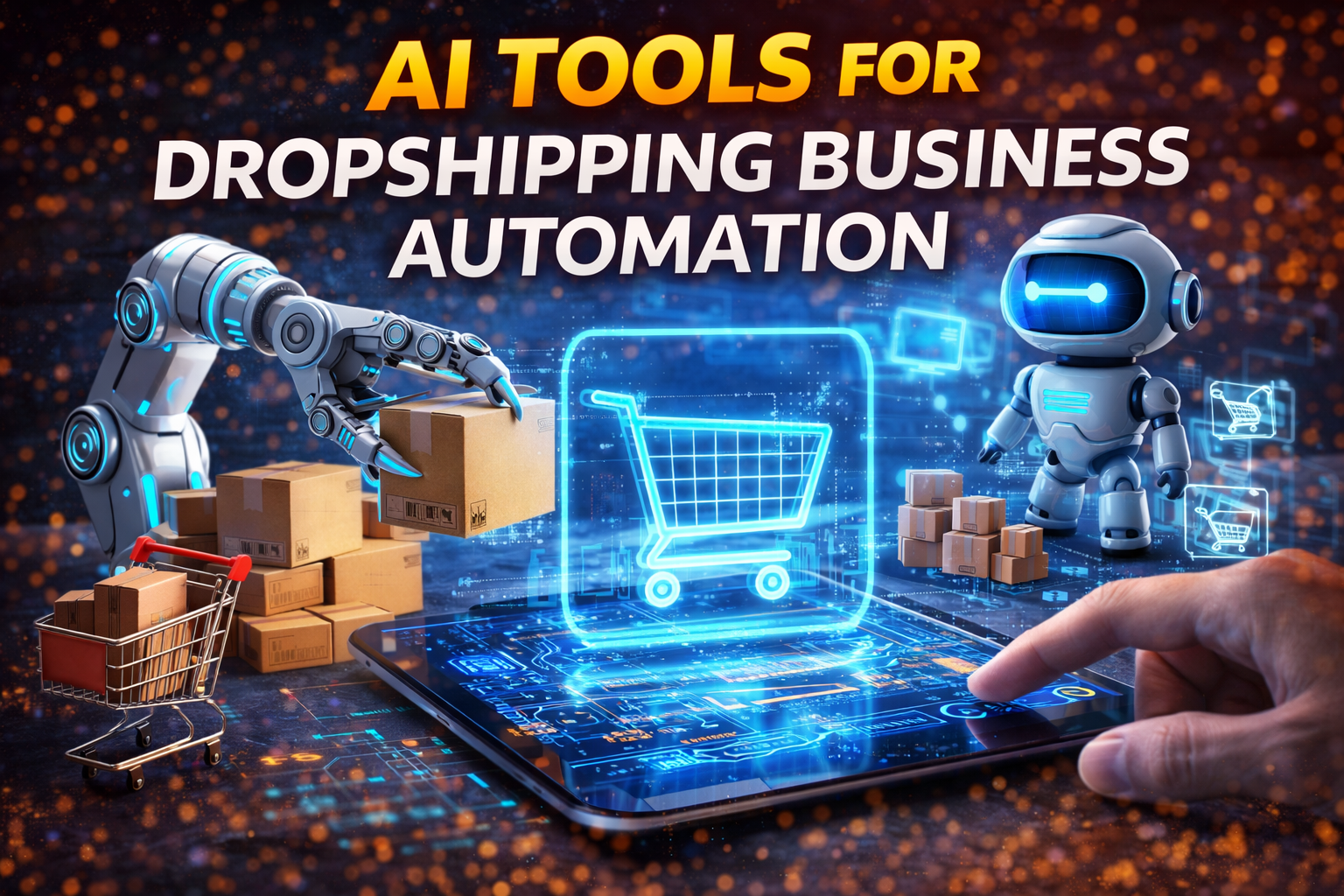 AI tools for dropshipping business automation