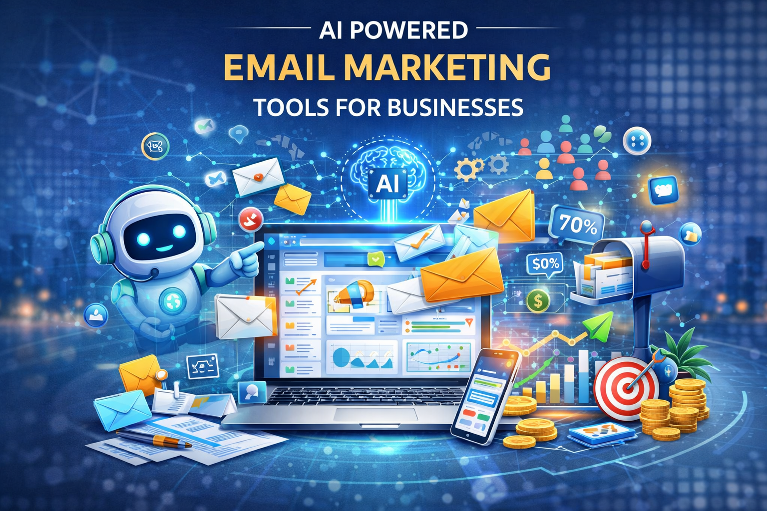 AI powered email marketing tools for businesses
